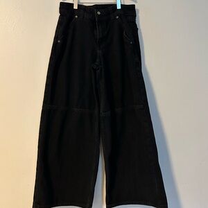 GAP Black Wide Leg Jeans